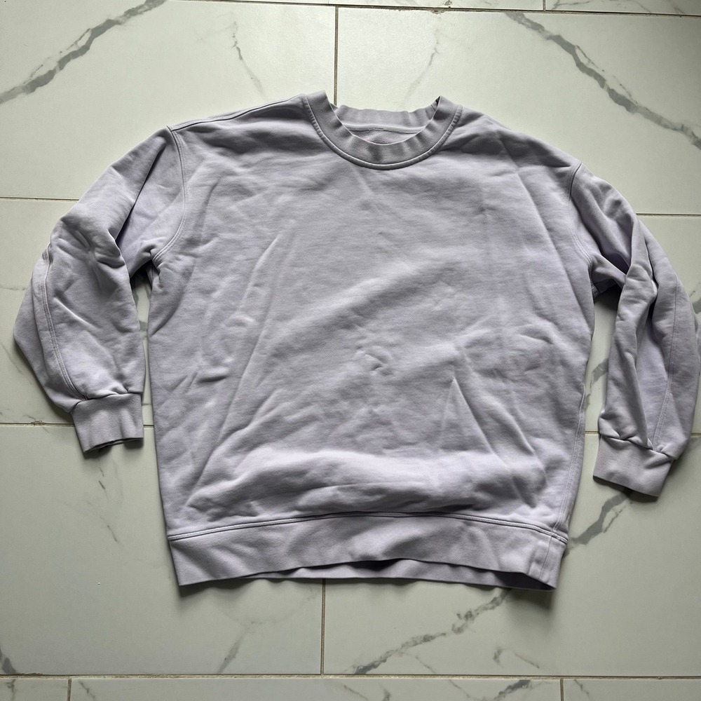 lululemon Perfectly Oversized Crew pullover sweatshirt lavender sz large